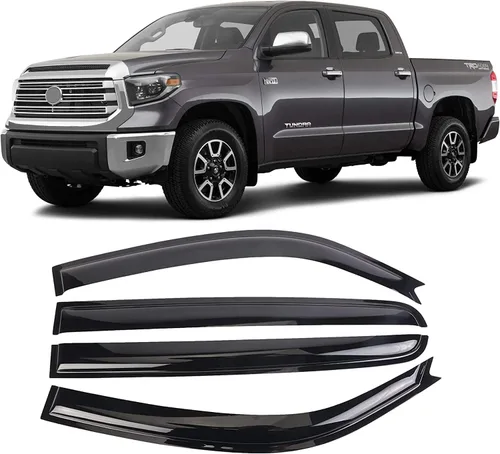 Miniatura 21 de Juego de 4 viseras adhesivas para ventana, deflectores, protectores contra la lluvia, compatible con Toyota Sienna 94153 2004-2009