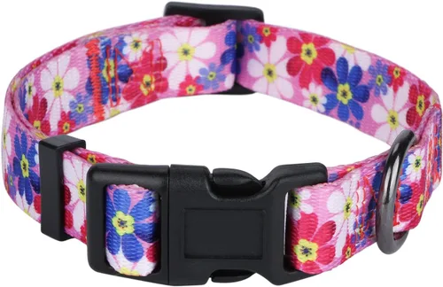Miniatura 21 de Collar de perro con estampado de vaca, patrón animal para perros, blanco y negro, pequeño B_Estampado De Vaca