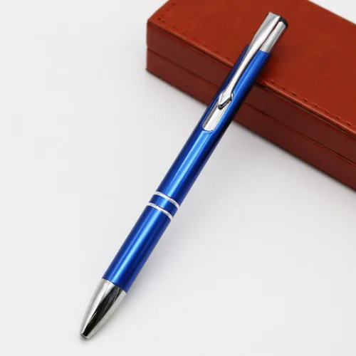 Miniatura 3 de Cabilock Bolígrafos de metal, 5 bolígrafos retráctiles, tipo prensa, bolígrafo de tinta negra, bolígrafo de rodillo, bolígrafo de diario, papelería
