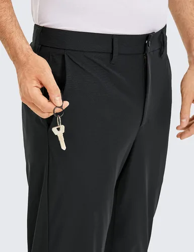 Miniatura 5 de CRZ YOGA Pantalones de golf cómodos para todo el día, tallas 303234 pulgadas de hombre, secado rápido, ligeros, con bolsillos, casuales