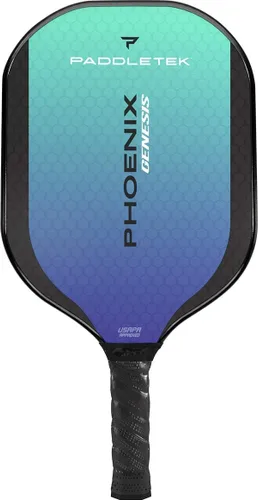 Paddletek Phoenix Genesis - Paletas profesionales de pickleball con núcleo de panal - Superficie epoxi de policarbonato y fibra de vidrio - Agarre
