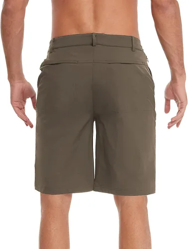 Miniatura 4 de Men's Golf Flat Shorts Hiking Cargo Shorts Men Classic-Fit UPF50+ with Waterproof Lightweight Quick Dry Stretch