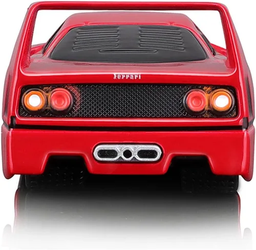 Miniatura 3 de Muscle Machines 15558 - Coche modelo fundido a troquel rojo Ferrari F40 1/64