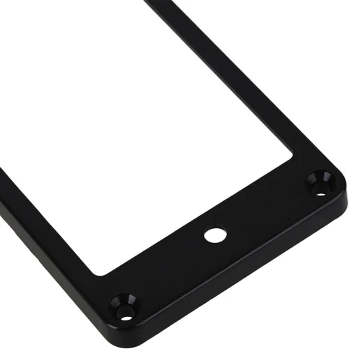 Miniatura 4 de lovermusic Lovermusic - Marco de anillos de montaje para pastilla humbucker plana de ABS para guitarra eléctrica, cuello y puente, color negro