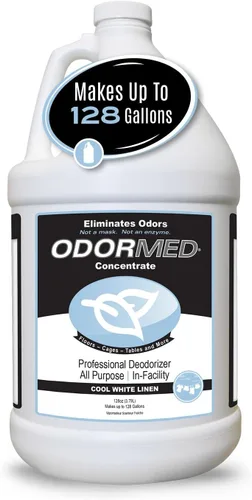 Odorcide Odormed - Concentrado eliminador de olores - Eliminador de olores para mascotas para olores fuertes en pisos, paredes, jaulas y más -
