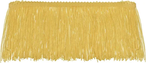 Miniatura 11 de Uxcell 10 yardas y 4 pulgadas beige con flecos de cadeneta - poliéster, estilo bohemio para múltiples ocasiones
