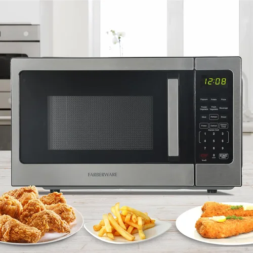 Miniatura 6 de Farberware Horno microondas de encimera de 0.9 pies cúbicos – 900 vatios de potencia, ajustes de cocción automática, descongelación, fácil limpieza