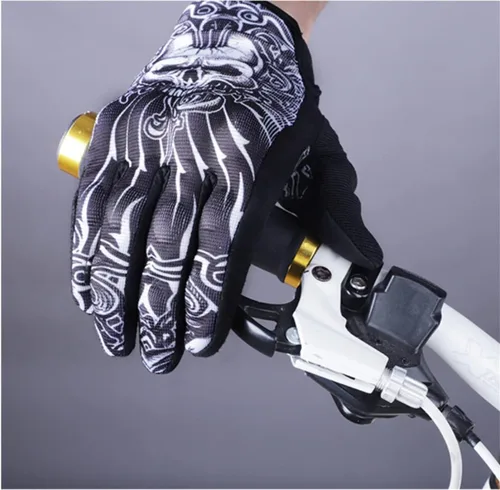 Miniatura 4 de Skull Motorcycles Cycling Gloves Bike Racing Bicycles MTB Full Finger Gloves for Men Women & Mountaineering