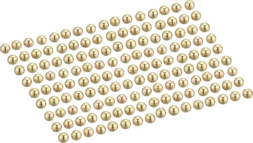 Miniatura 12 de Beadalon Tapas de alambre de memoria, 0.197 in / .197 in, redondas, color dorado, 10