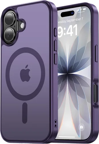 Miniatura 6 de Tigowos Magnetic Guardian - Funda diseñada para iPhone 11 Pro [probada en caídas de grado de 10 pies y compatible con MagSafe] Funda delgada Negro