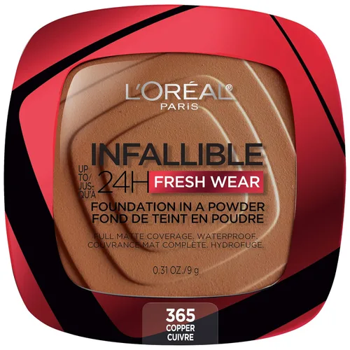 Miniatura 20 de L'Oreal Paris - Maquillaje base en polvo Infallible Fresh Wear, Porcelain 010 (porcelana 010), 0.31 onzas