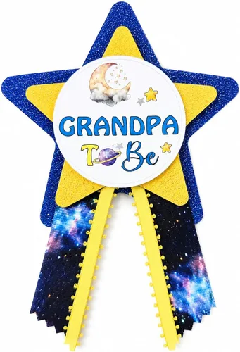 Miniatura 7 de Alfileres Galaxy Baby Shower para que la familia los use en el género revelan el espacio exterior con temática de cohetes It's a Boy Sprinkle