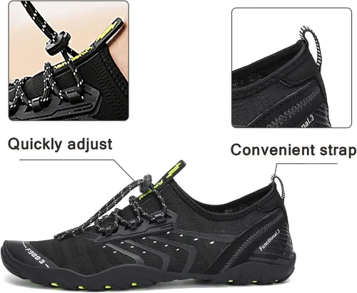 Miniatura 4 de Kararao Mens Womens Water Shoes Quick Dry Swim Shoes Beach Shoes Pool Surfing Aqua Sports