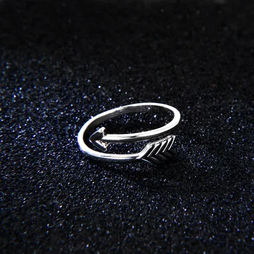 Miniatura 16 de CANDYFANCY Anillo de nudo celta de plata de ley 925 abierto para el dedo medio nudillo para mujer, tamaño ajustable 4-7