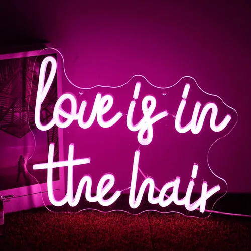 Miniatura 11 de Let's Get Naked - Letrero de neón rosa para decoración de pared, letras LED de neón para dormitorio, habitación de niñas, decoración de estoe