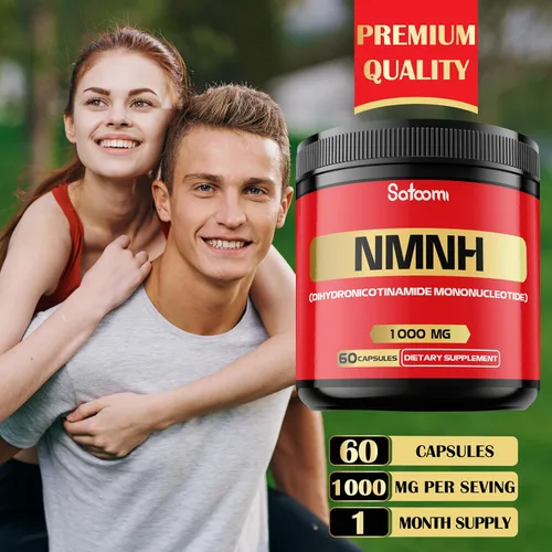 Miniatura 3 de NMNH (mononucleótido de dihidronicotinamida) -alternativa al suplemento NMN - 1000 mg por porción NAD Suplemento para apoyar NAD - 60 cápsulas - 30