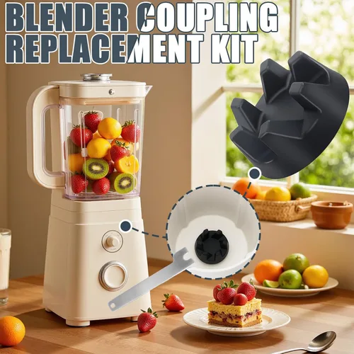 Miniatura 2 de 9704230 Acoplador de licuadora con kit de llave inglesa, piezas de repuesto compatibles con el controlador KitchenAid KSB5WH KSB5 KSB3