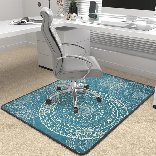 Miniatura 8 de Placoot Tapete para silla de escritorio para suelo de madera dura y azulejos 55"x35" Tapete para silla de oficina para sillas rodantes Grande