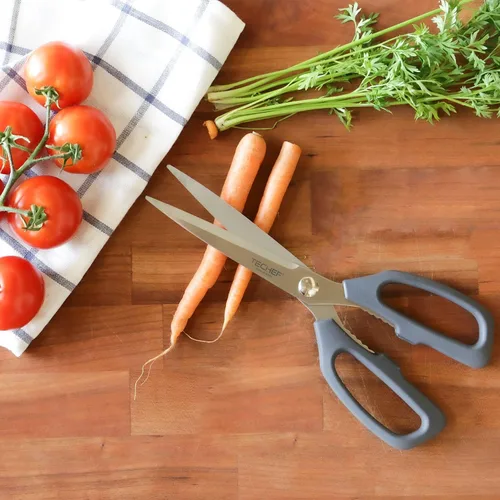 Miniatura 3 de TECHEF Tijeras de cocina, tijeras multiusos, aptas para lavavajillas, tijeras de carne de alta resistencia, tijeras de aves de corral, acero Scissors