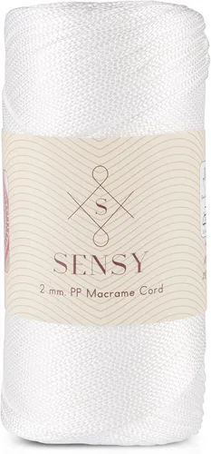 Miniatura 41 de Sensy Premium Cuerda de Poliéster de 2mm 251 Yardas Cuerda de Polipropileno 100% Cordón de Macramé 2mm Cordón para Bolsa de Ganchillo Cuerda