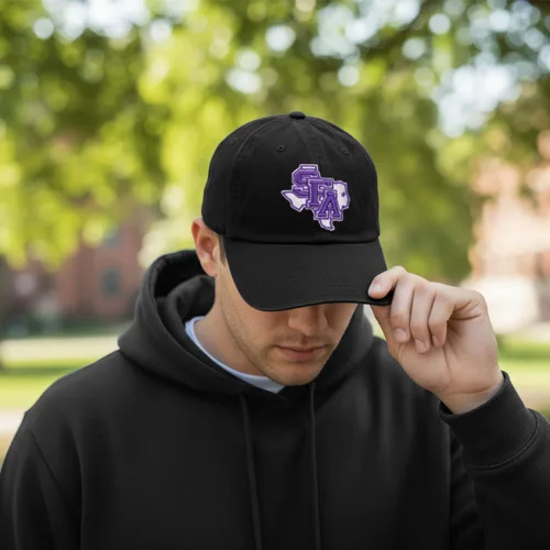 Miniatura 5 de Desert Cactus Stephen F. Austin State University - Gorra de béisbol de leñadores SFA con ala bordada, correa de tela ajustable, para adultos