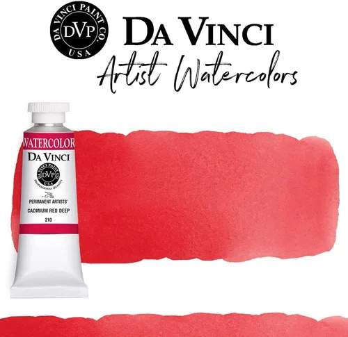 Miniatura 184 de DA VINCI PAINTS Pintura Acuarela Profesional para Artistas, Alizarin Crimson (Quinacridone), 37ml Índigo