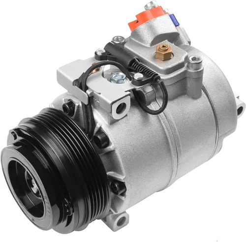 Miniatura 17 de Compresor de aire SCITOO para Audi A3 1.4L-2.0L, Q3-Q7, TT, TTS, Eos 2006-2018, 6SEU14C, Plata, Aleación de Aluminio, Polea de 10mm, Aceite PAG46