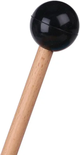 Miniatura 5 de heyous 2 pares de martillo etéreo de tambor de 9.8 x 0.9 in, mazos de acordeón, mango de madera, paletas, instrumentos de percusión adecuados
