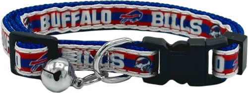Miniatura 26 de Collar de gato NFL Arizona Cardinals de raso Collar de equipo de fútbol americano para perros y gatos. Un collar de gato brillante y colorido