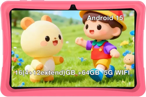 Miniatura 7 de Tableta para niños, tabletas Android de 7 pulgadas para niños, 6 GB+32 GB (expansión de 512 GB) tableta de aprendizaje para niños con ranura