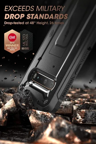 Miniatura 2 de SUPCASE Unicorn Beetle Pro Series - Funda diseñada para LG V60 ThinQ (versión 2020), funda resistente de cuerpo completo y funda con función atril