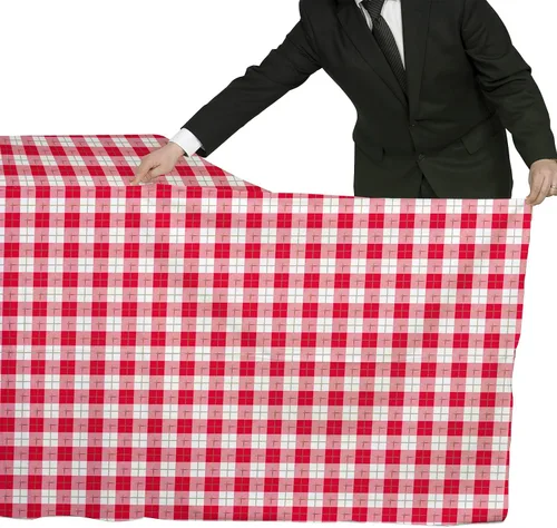 Miniatura 4 de Gatherfun Mantel rectangular impermeable de 3 piezas de 54 x 108 pulgadas, de plástico, desechable, con estampado dorado, para Pascua, picnic