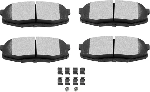 Miniatura 8 de SCITOO Juego de pastillas de freno de cerámica D273 Reemplazo delantero 1984-1985 para Honda para Accord,1988-2000 para Honda para Civic, 1993-1997