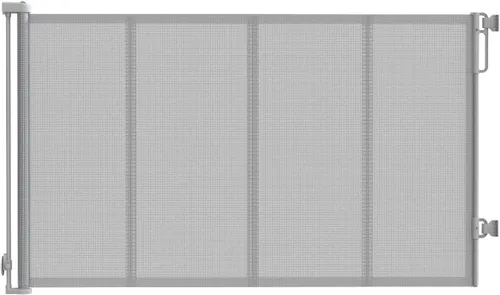 Miniatura 16 de Reinforced 120" Extra Wide Retractable Baby Gates for Stairs, Mesh Saftey Gate for Pets, 10 Foot Retractable Dog Gate, No Drilling, One-Hand