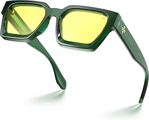 VISOONE Gafas de gamer profesionales con filtro de luz azul con antifatiga y antirreflejos para hombres y mujeres RIVER
