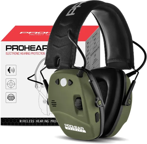 Miniatura 11 de PROHEAR 016 Protección Auditiva Orejeras de Seguridad para Tiro, NRR 26dB Reducción de Ruido Protector Auditivo Pasivo Delgado con Copas Auriculares
