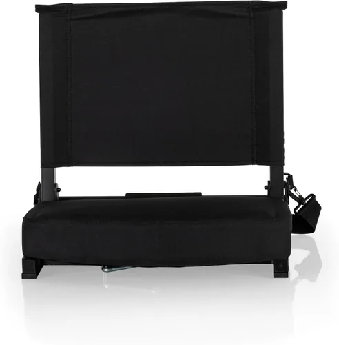 Miniatura 6 de PICNIC TIME NCAA Georgia Bulldogs Gridiron - Asiento de estadio, ligero, silla plegable portátil para gradas y bancos, (negro)