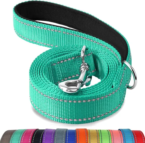 Miniatura 9 de Joytale - Correa resistente para perros grandes que tiran, doble asa para control de tráfico, correas reflectantes de doble cara para perros grandes