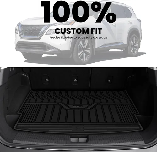 Miniatura 4 de LASFIT Alfombrillas de carga para Kia K4 2025, TPE para todo tipo de clima, ajuste personalizado, tapetes de maletero de automóvil, forros de carga
