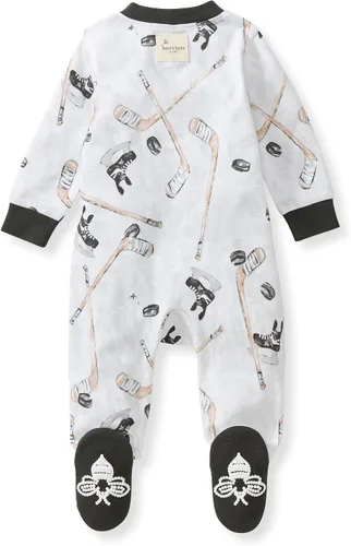 Miniatura 40 de Burt's Bees Baby - Pijama de una pieza para bebé, mameluco para dormir y jugar, algodón 100% orgánico, cremallera frontal