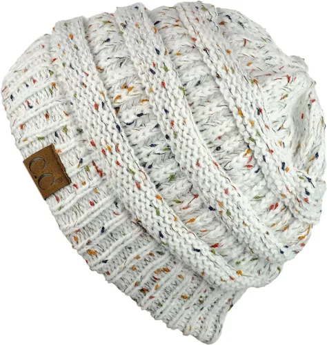 Miniatura 492 de C.C Trendy Warm Chunky Soft Stretch Cable Knit Beanie