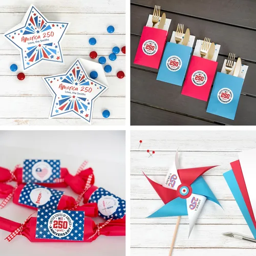 Miniatura 8 de PrintWorks Americana Cardstock 8.5 x 11 pulgadas – 200 hojas – Colores de cartulina rojo, blanco y azul – Ideal para proyectos escolares