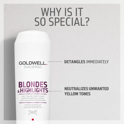 Miniatura 5 de Goldwell Dualsenses Rubias & Highlights Acondicionador Anti-Amarillo