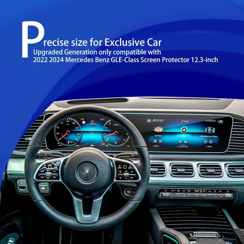 Miniatura 2 de El protector de pantalla para Mercedes Benz GLE 2024 2025 2026 es dividido para 2020-2023 2024 Mercedes Benz GLE GLS 350 450 2018-2023 AMG GT de 4