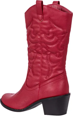 Miniatura 5 de Charles Albert - Botas estilo vaquero para mujer, botas con detalles bordados