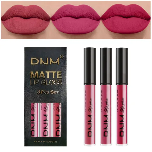 Miniatura 40 de evpct 2 Piezas Lápiz Labial Líquido Verde Esmeralda con Brillo Glitter, Brillo Labial Tinte y Delineador de Labios Retráctil, Set de Maquillaje