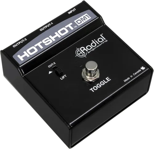 Miniatura 3 de Radial Engineering HotShot DM1 Interruptor de pedal de silenciamiento de señal de micrófono