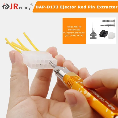 Miniatura 3 de JRready ST5281 2PCS P-D173 Puntas de repuesto para DAP-D173 Extractor de pasador de varilla expulsor-Terminal Accesorios de herramienta