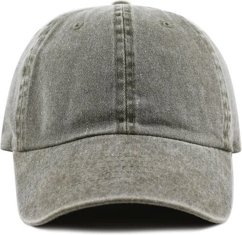 Miniatura 2 de The Hat Depot 100 Cotton Pigment Dyed Low Profile Dad Hat Six Panel Cap