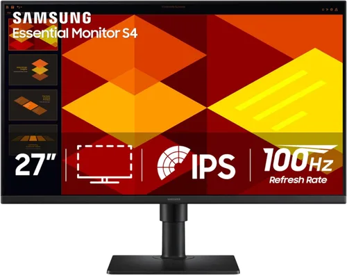 Miniatura 22 de Samsung Monitor de negocios sin bordes de 22 pulgadas (S40GD) con panel IPS, frecuencia de actualización de 100 Hz, modo de ahorro de ojos, diseño
